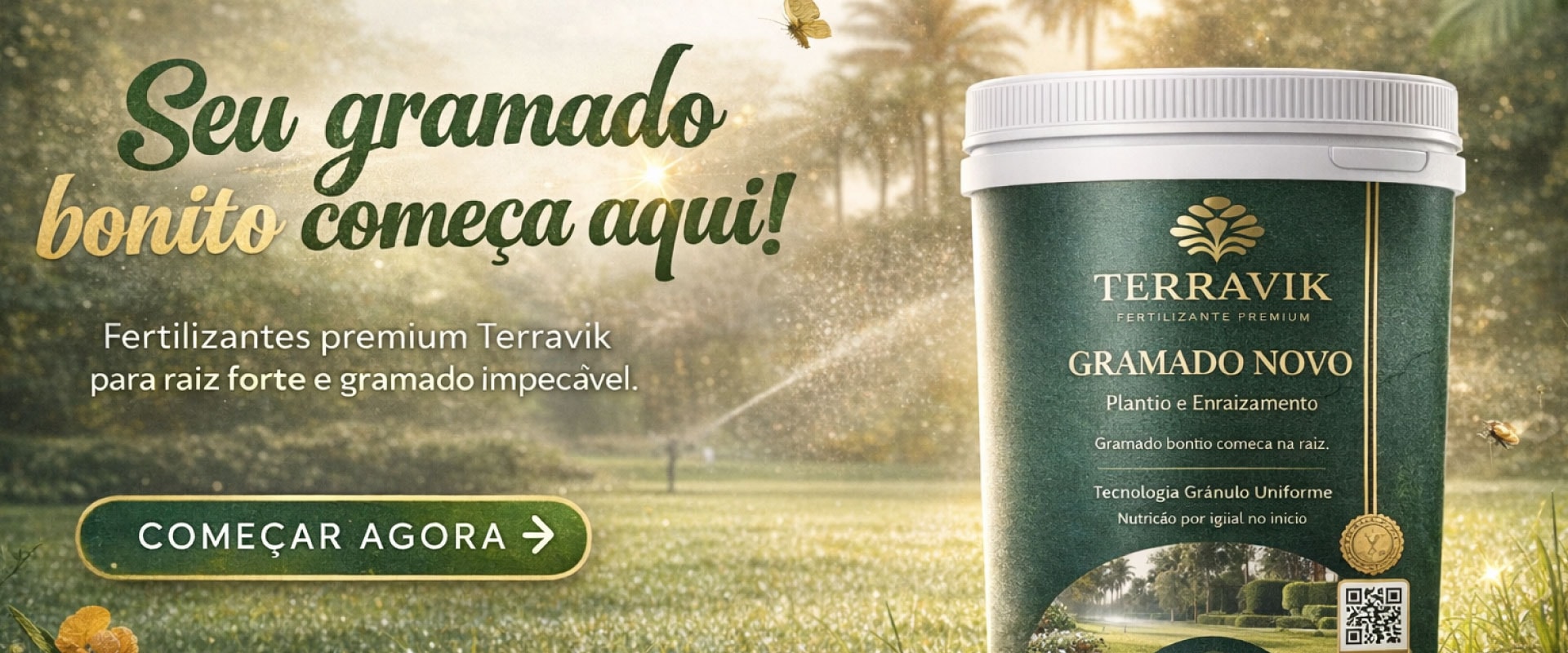 Terravik Gramado Novo - Plantio e Enraizamento