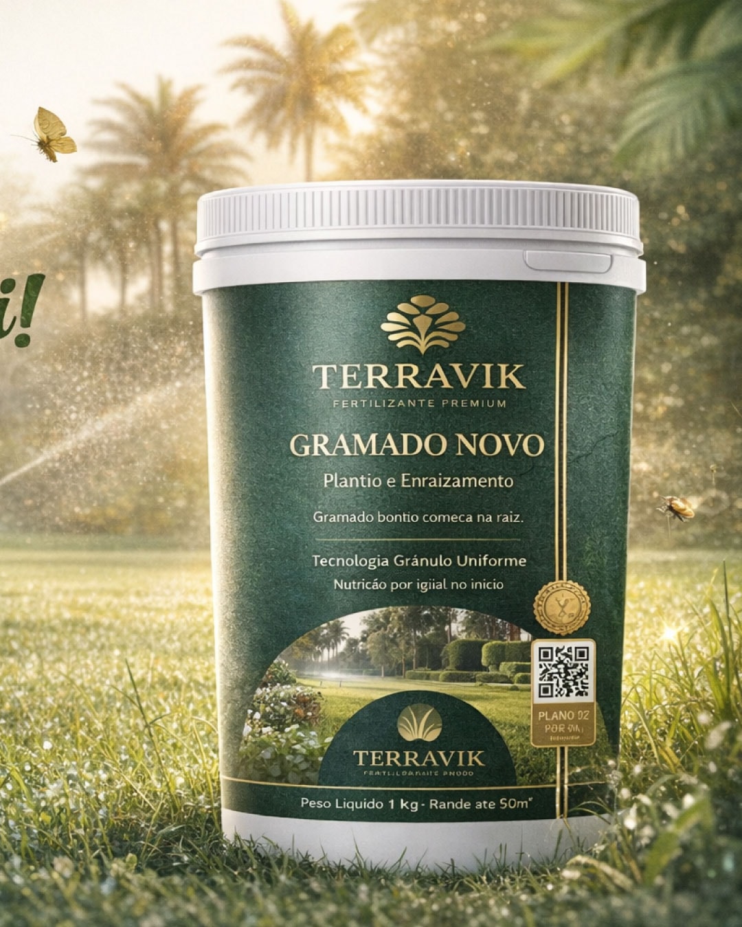 Terravik Gramado Novo - Plantio e Enraizamento